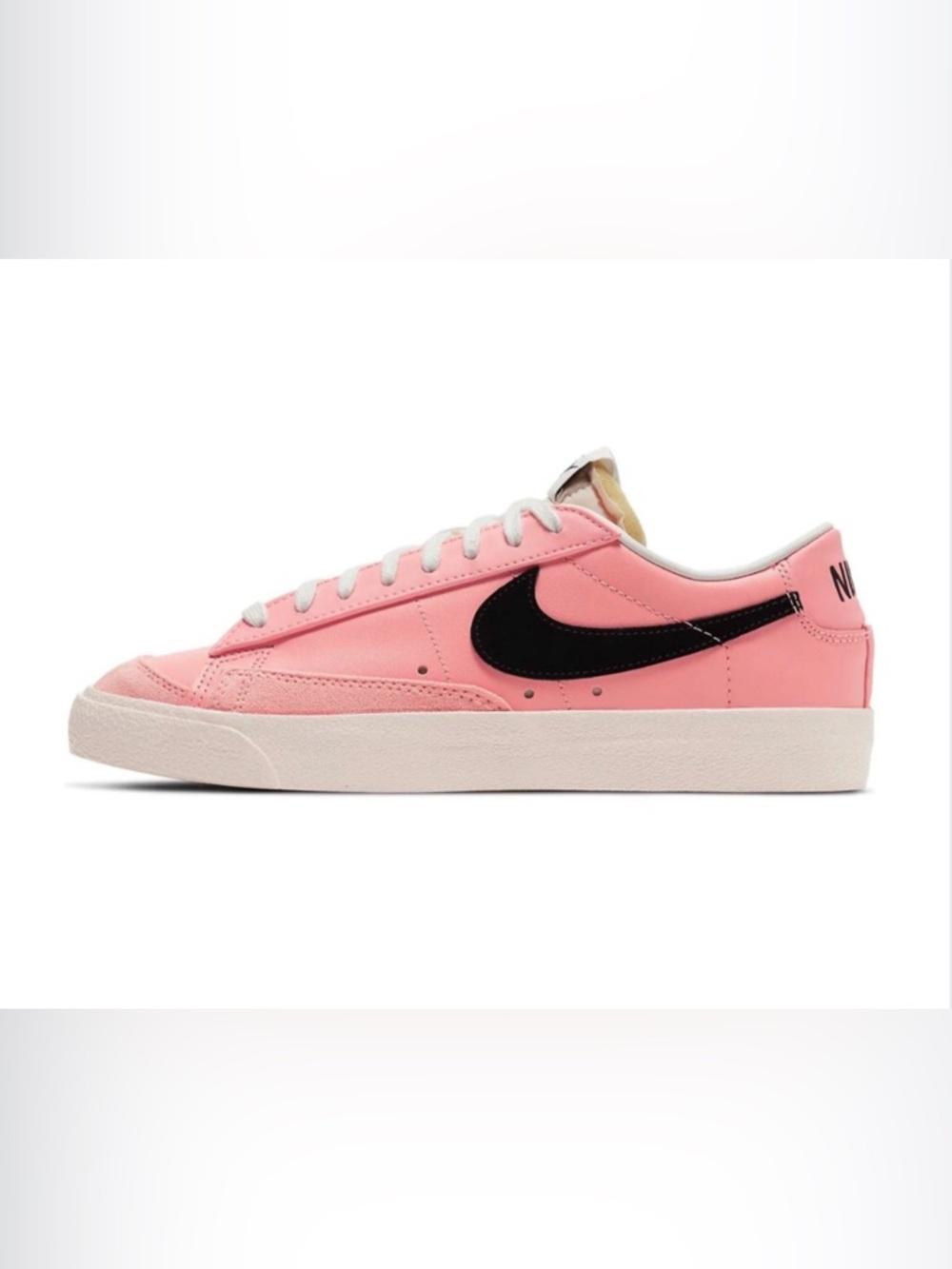 Nike - Blazer Low-Top Sneaker with Black Swoosh - Size 9